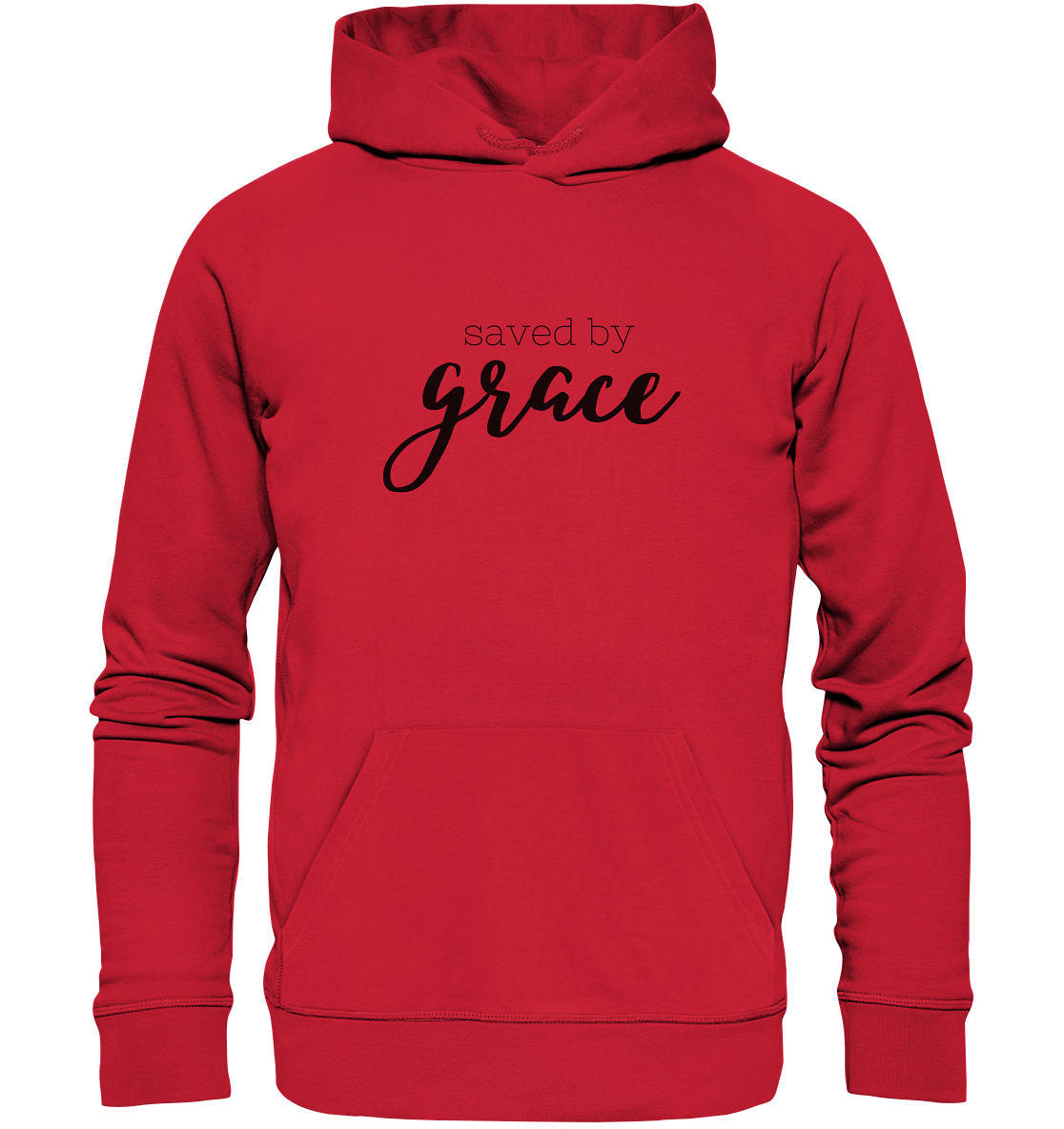 Saved by grace - Organic Basic Hoodie - wertvoll und geliebt