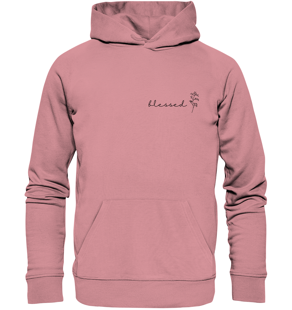blessed - Organic Basic Hoodie - wertvoll und geliebt