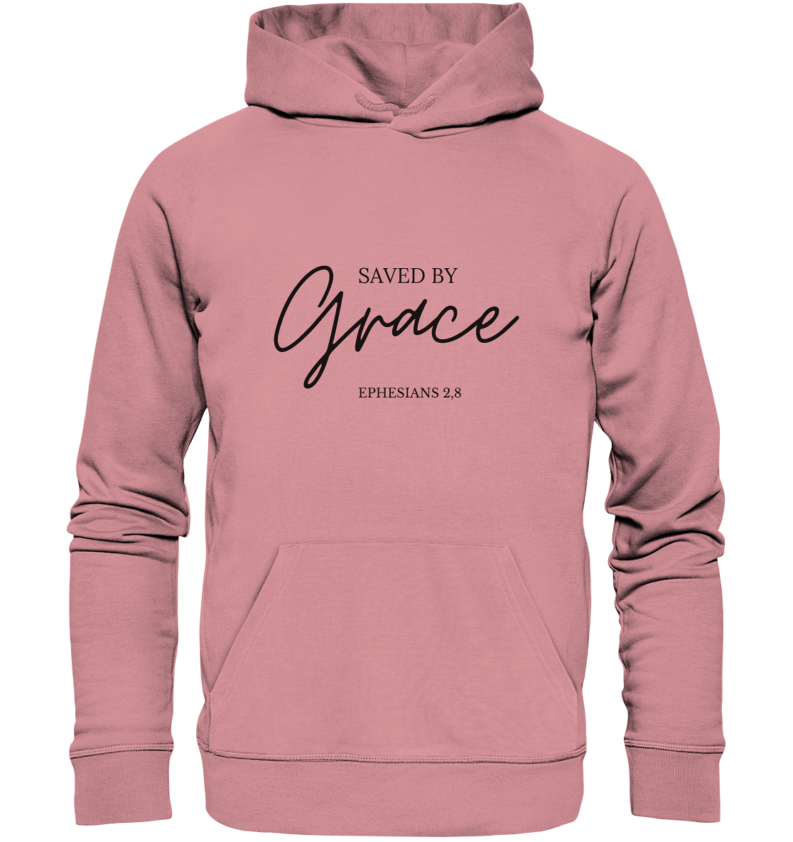 Saved by grace - Organic Basic Hoodie - wertvoll und geliebt