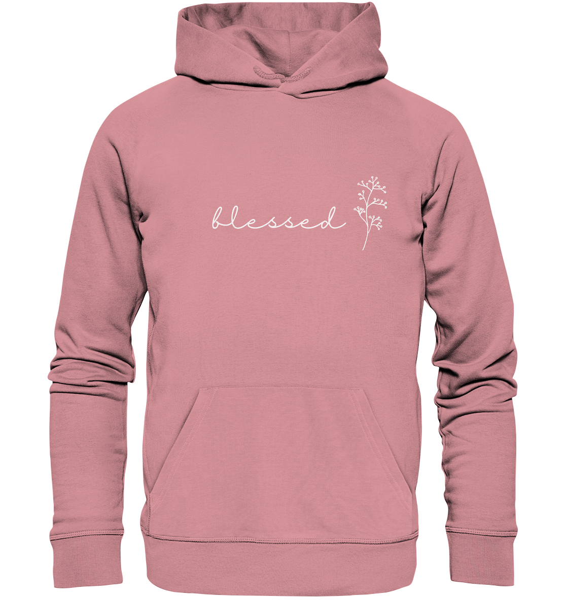 blessed - Organic Basic Hoodie - wertvoll und geliebt
