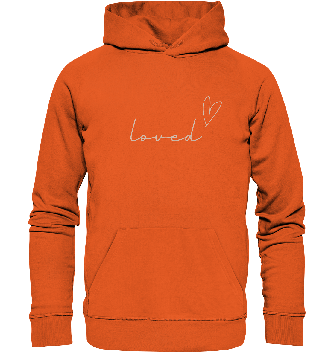 loved - Organic Basic Hoodie - wertvoll und geliebt