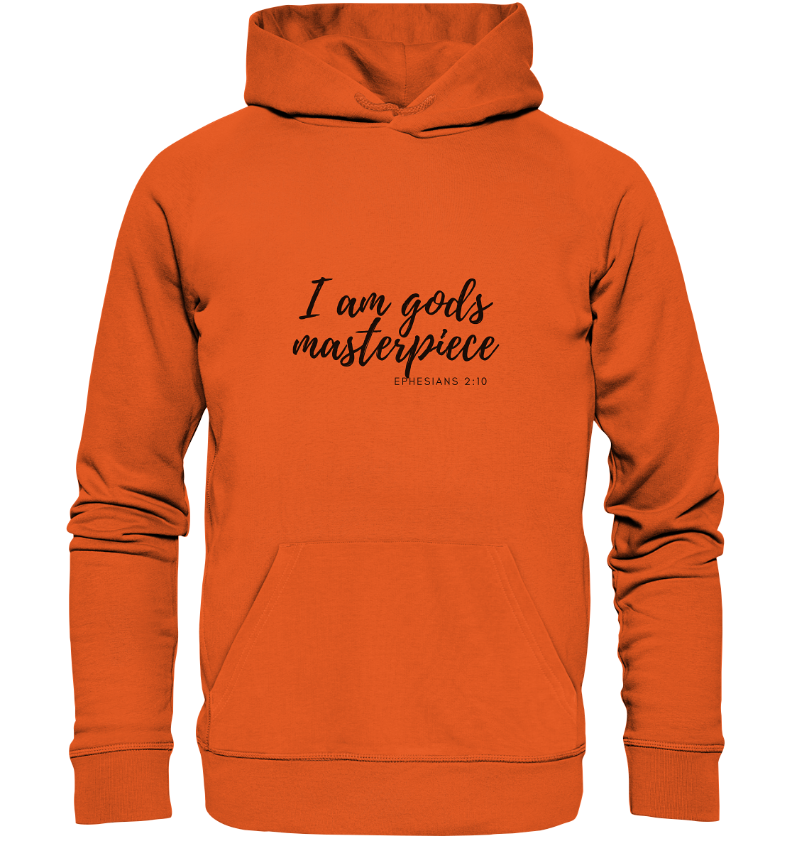 Gods Masterpiece - Organic Basic Hoodie - wertvoll und geliebt
