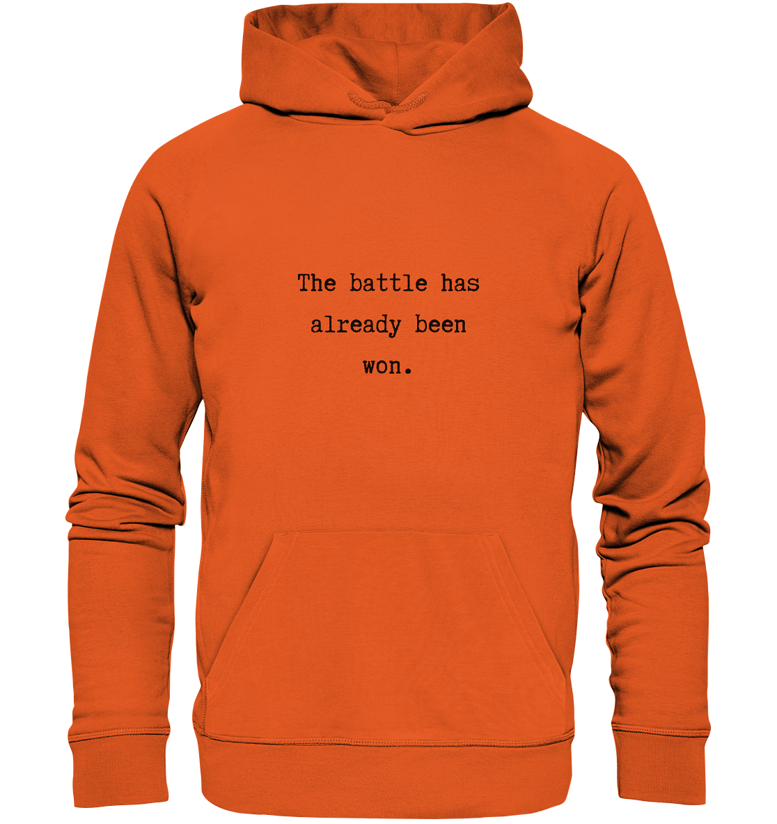 The battle - Organic Basic Hoodie - wertvoll und geliebt