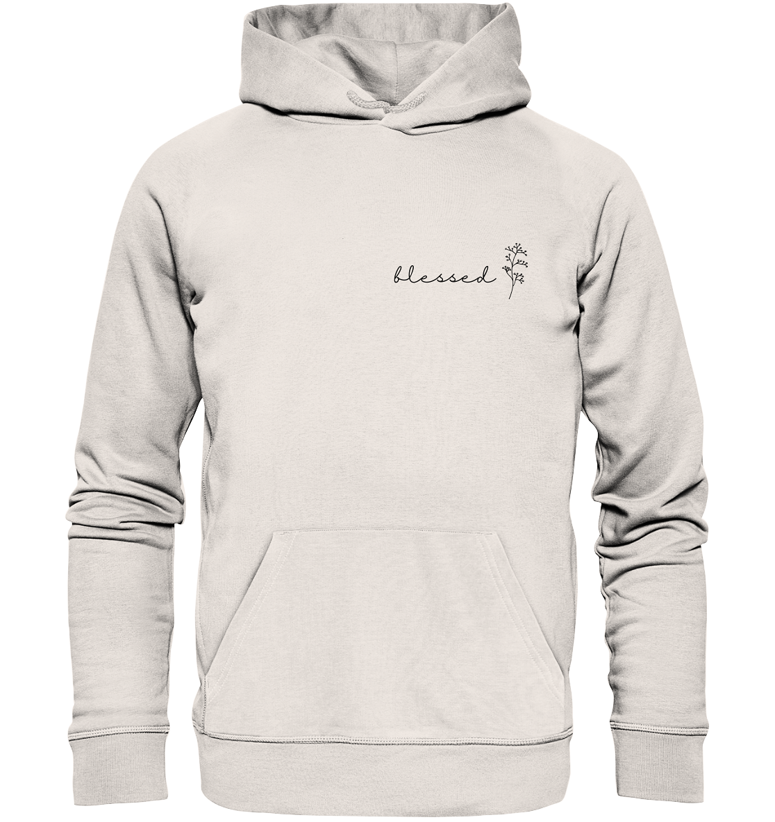 blessed - Organic Basic Hoodie - wertvoll und geliebt