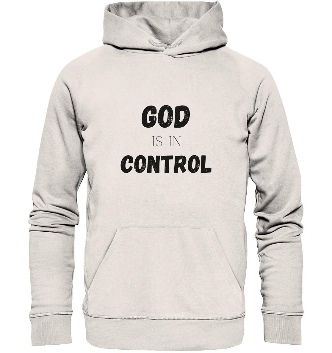 God is in control H - Organic Basic Hoodie - wertvoll und geliebt