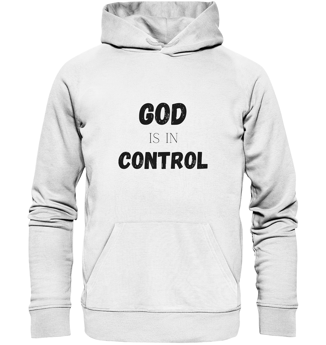 God is in control H - Organic Basic Hoodie - wertvoll und geliebt