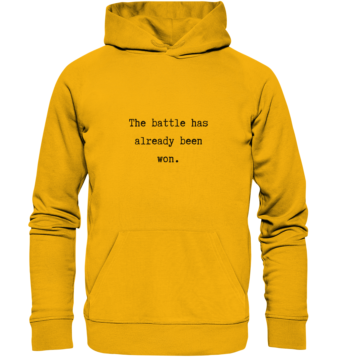 The battle - Organic Basic Hoodie - wertvoll und geliebt