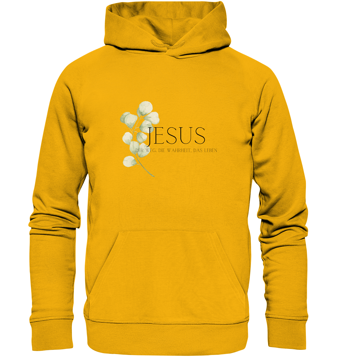 Jesus - der Weg, die Wahrheit, das Leben - Organic Basic Hoodie - wertvoll und geliebt