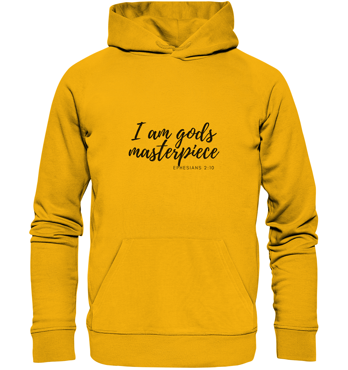Gods Masterpiece - Organic Basic Hoodie - wertvoll und geliebt