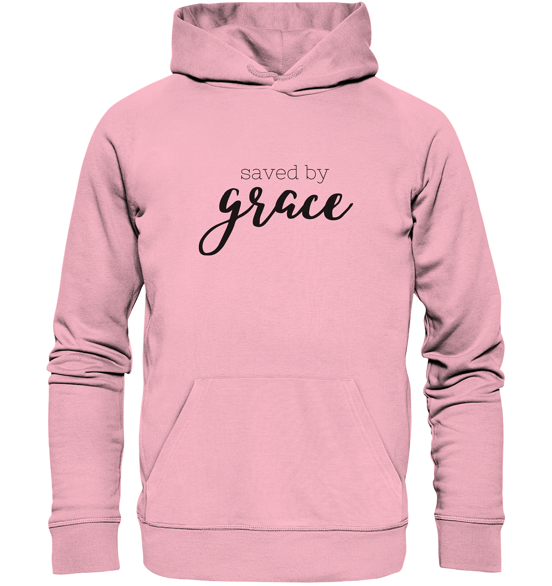 Saved by grace - Organic Basic Hoodie - wertvoll und geliebt