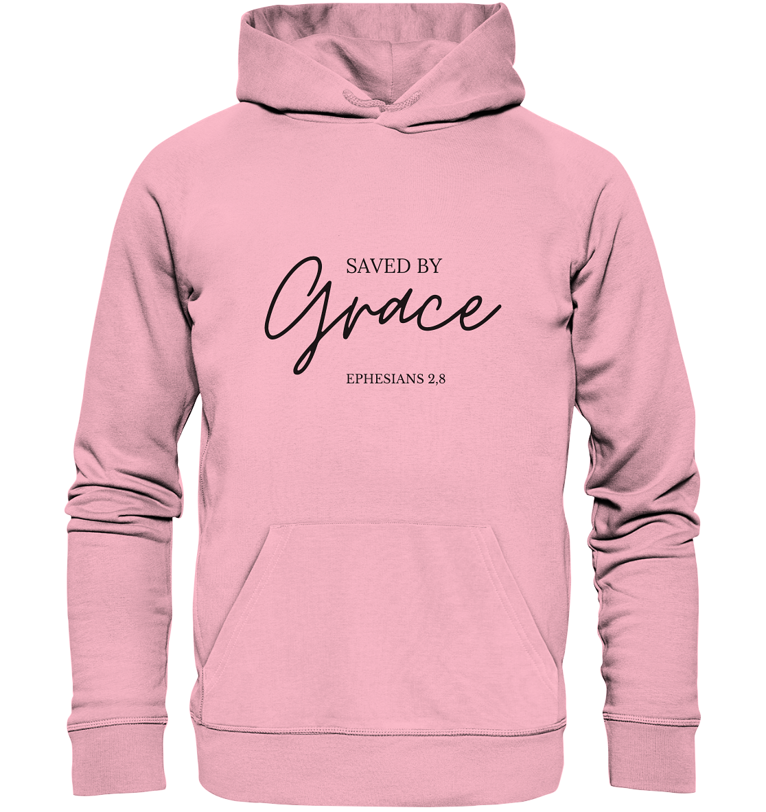 Saved by grace - Organic Basic Hoodie - wertvoll und geliebt