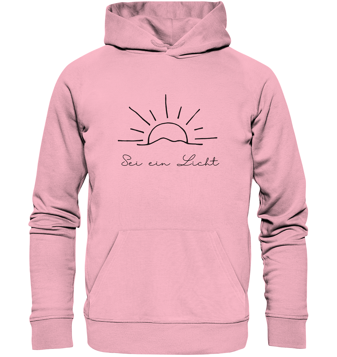Sei ein Licht - Organic Basic Hoodie - wertvoll und geliebt