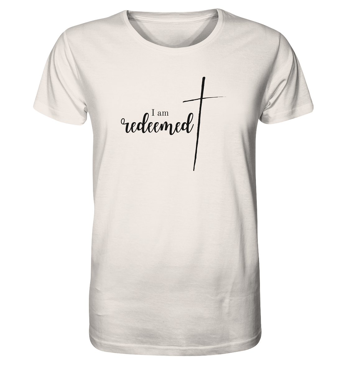 I am redeemed H - Organic Basic Shirt - wertvoll und geliebt