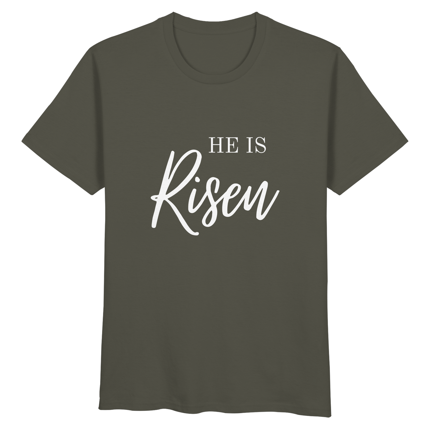 He is risen - Organic Basic Shirt - wertvoll und geliebt