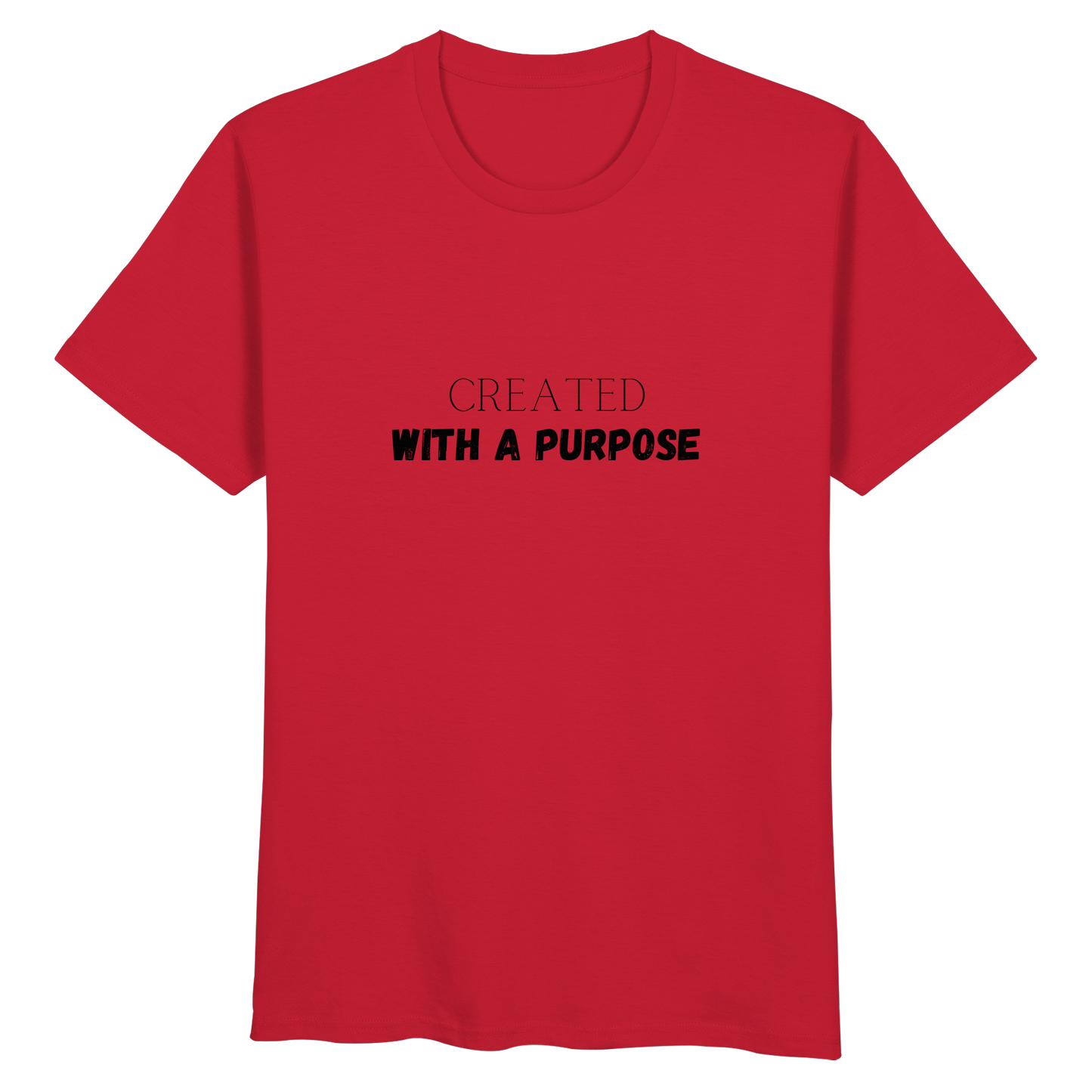 Created with a purpose - Organic Basic Shirt - wertvoll und geliebt