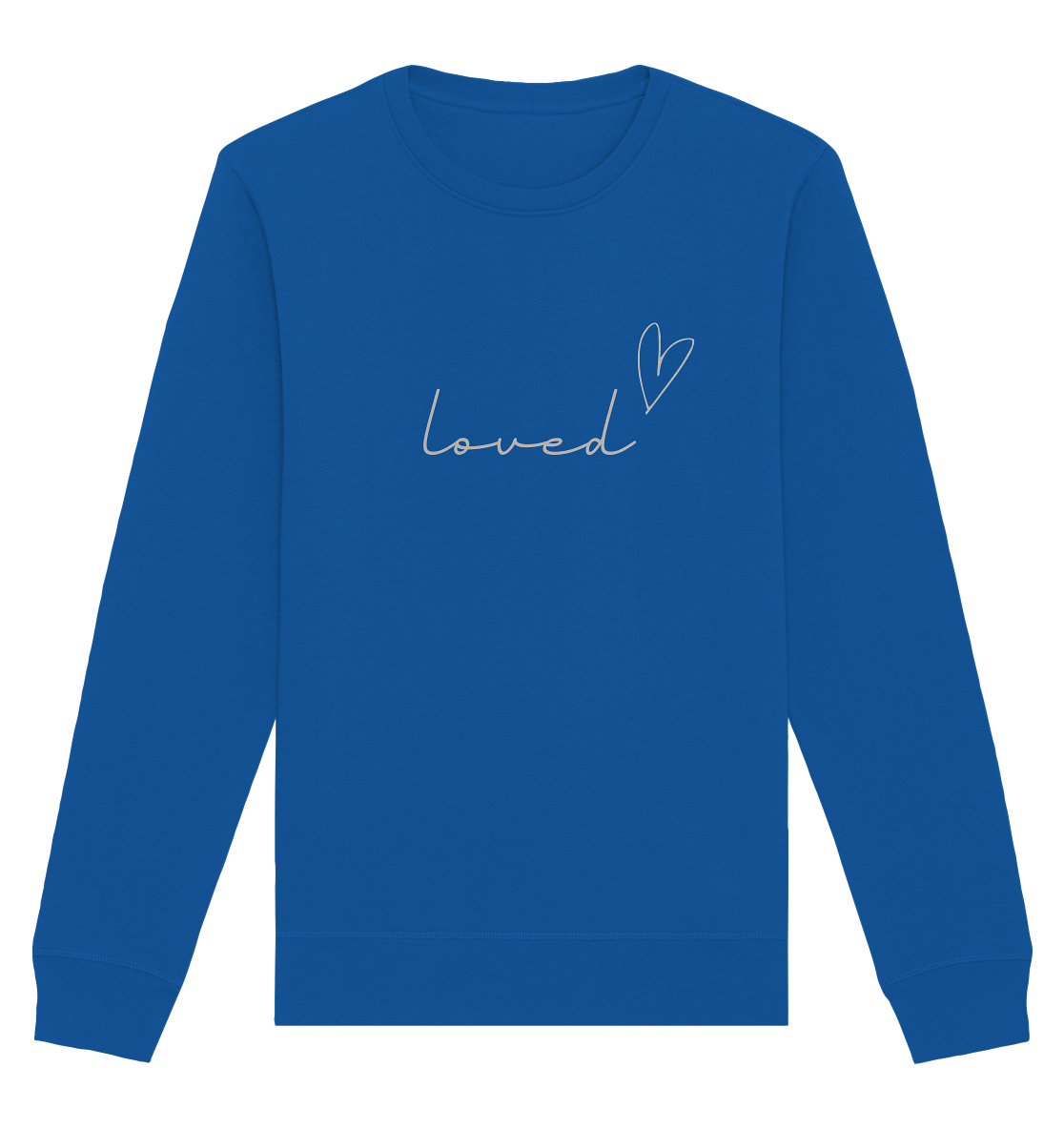 loved - Organic Basic Unisex Sweatshirt - wertvoll und geliebt