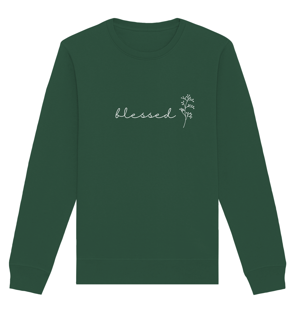 blessed - Organic Basic Unisex Sweatshirt - wertvoll und geliebt