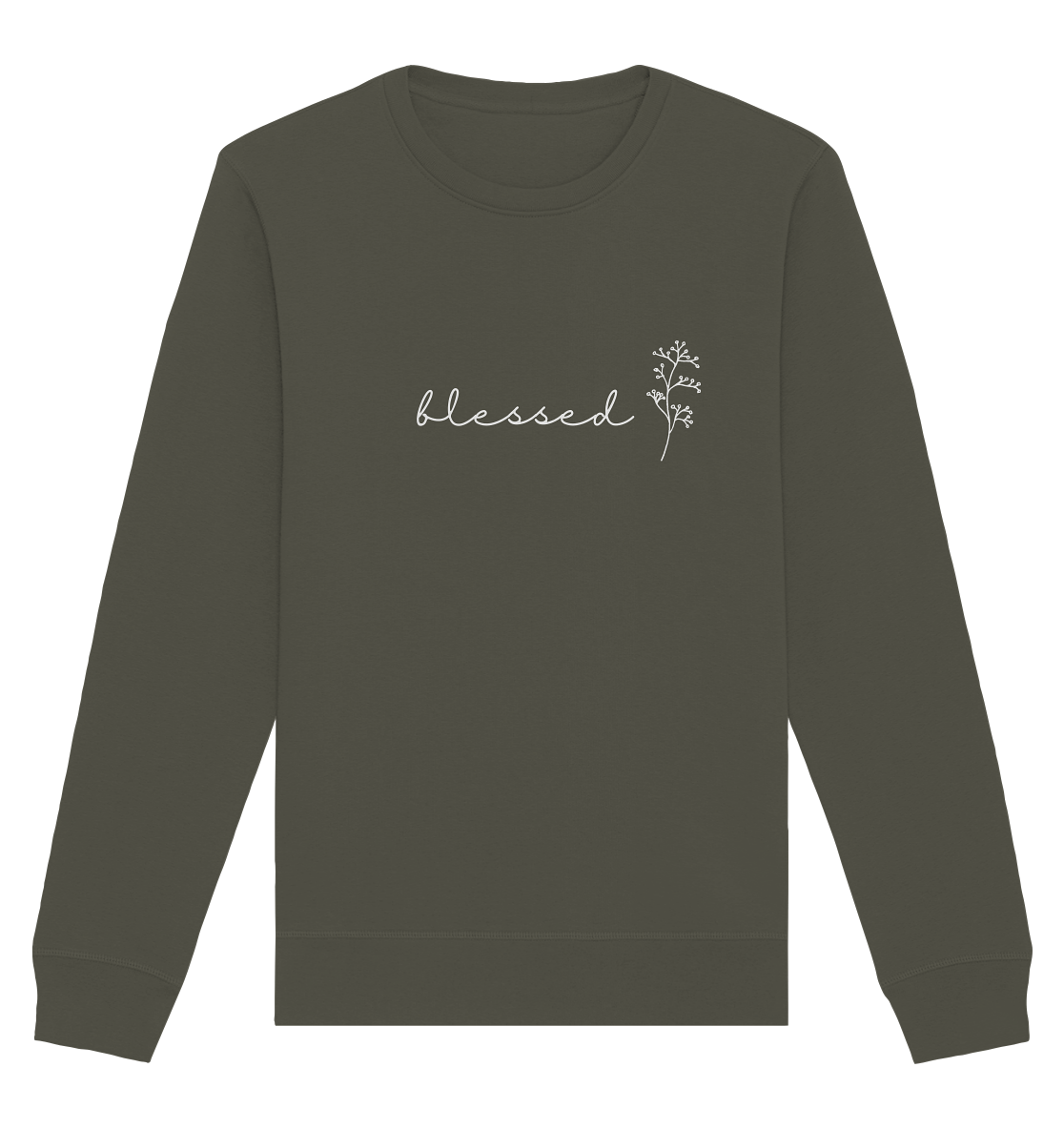 blessed - Organic Basic Unisex Sweatshirt - wertvoll und geliebt