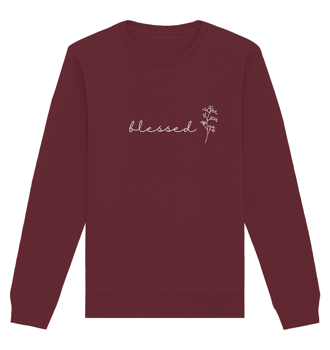 blessed - Organic Basic Unisex Sweatshirt - wertvoll und geliebt