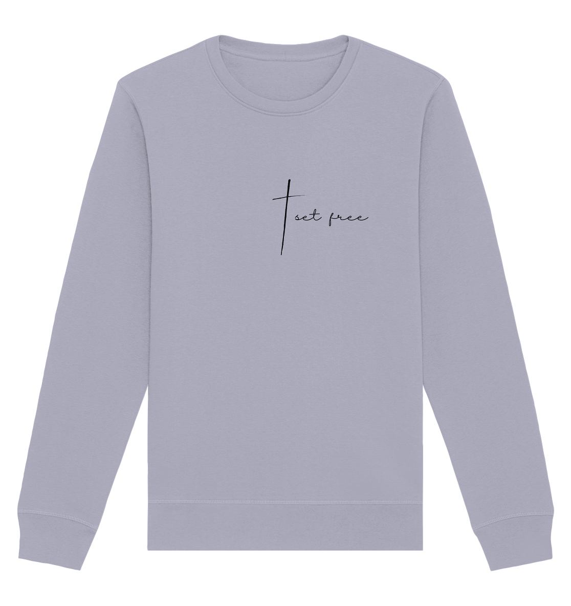 set free - Organic Basic Unisex Sweatshirt - wertvoll und geliebt
