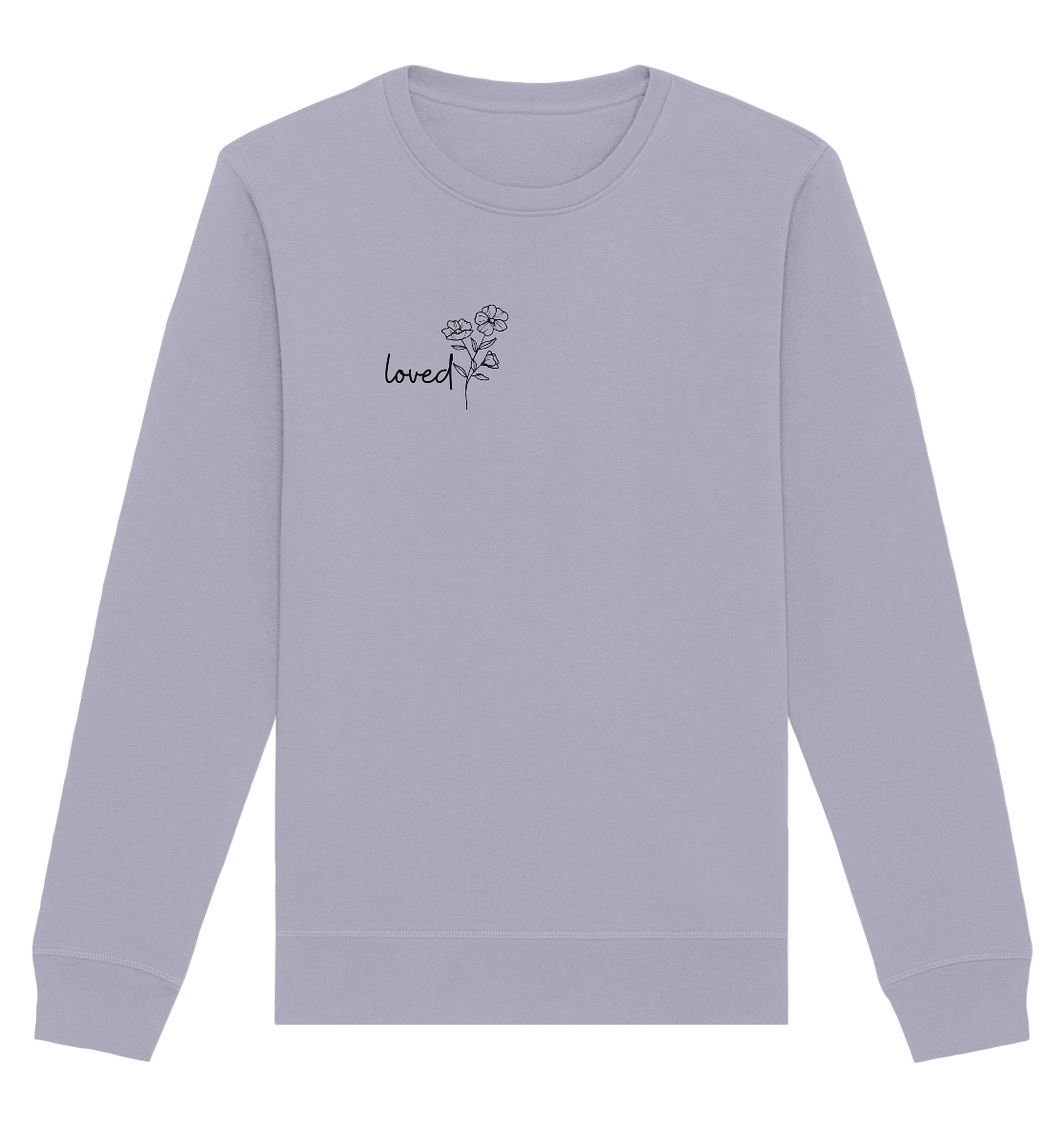 loved - Organic Basic Unisex Sweatshirt - wertvoll und geliebt