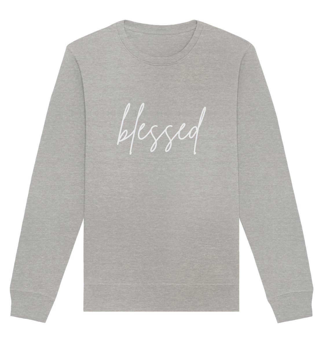blessed - Organic Basic Unisex Sweatshirt - wertvoll und geliebt