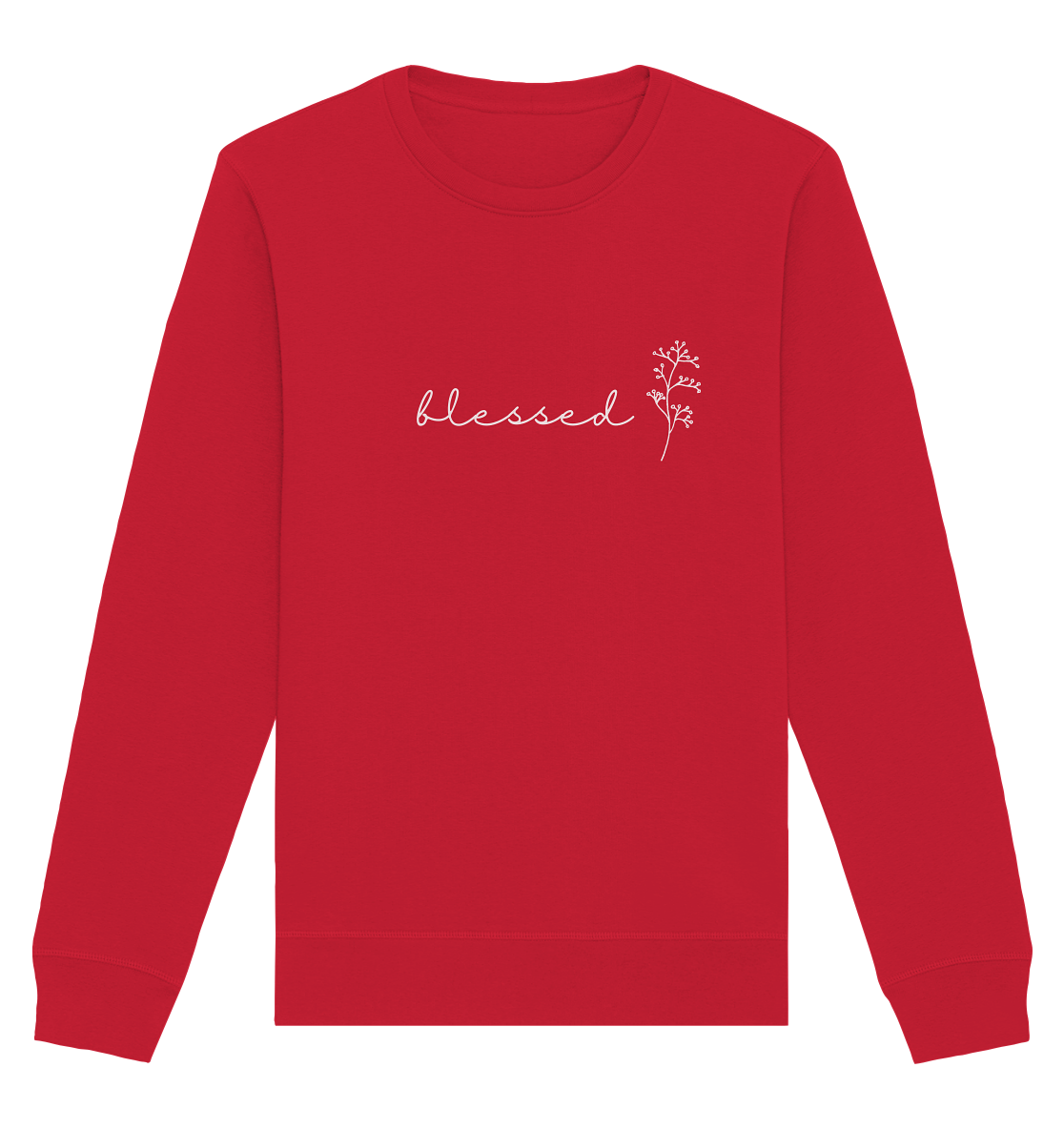 blessed - Organic Basic Unisex Sweatshirt - wertvoll und geliebt