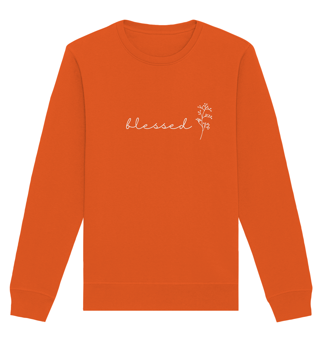 blessed - Organic Basic Unisex Sweatshirt - wertvoll und geliebt