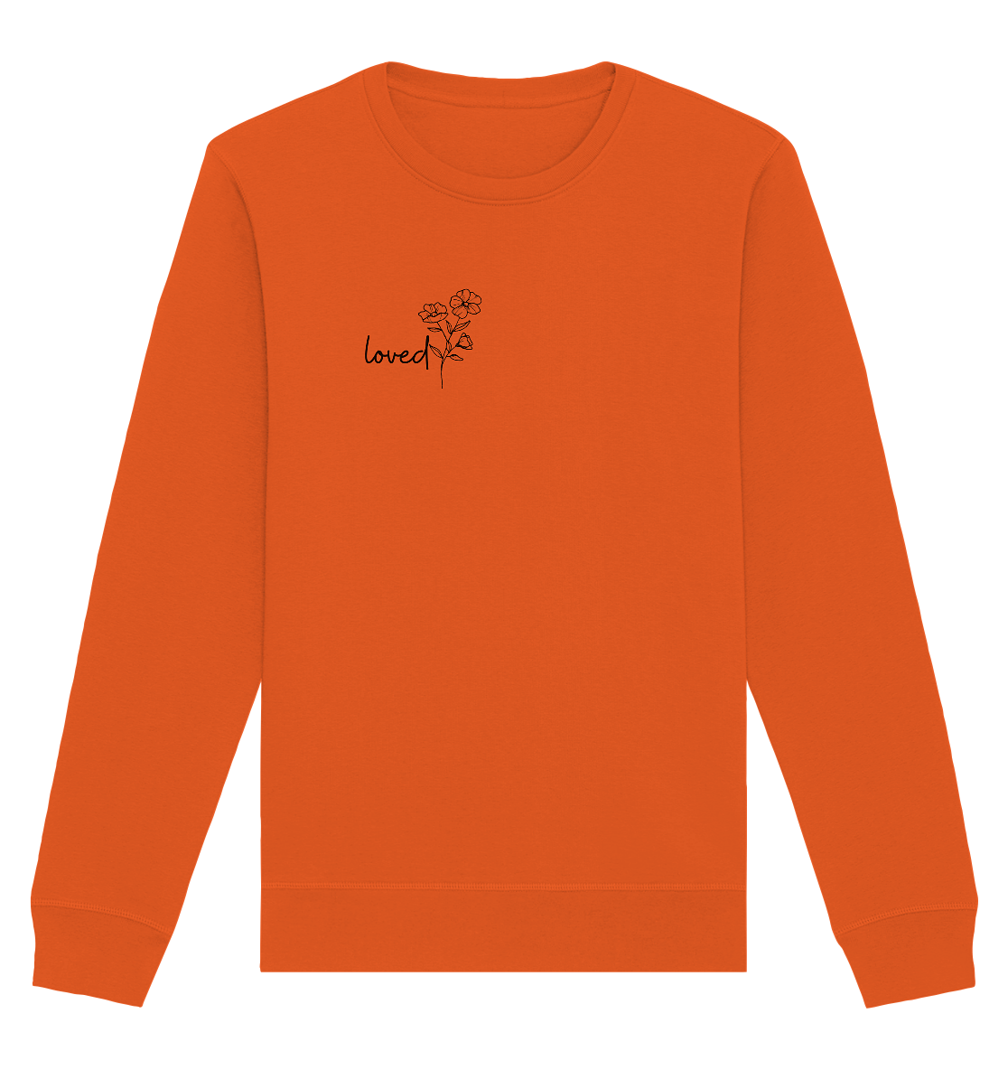 loved - Organic Basic Unisex Sweatshirt - wertvoll und geliebt