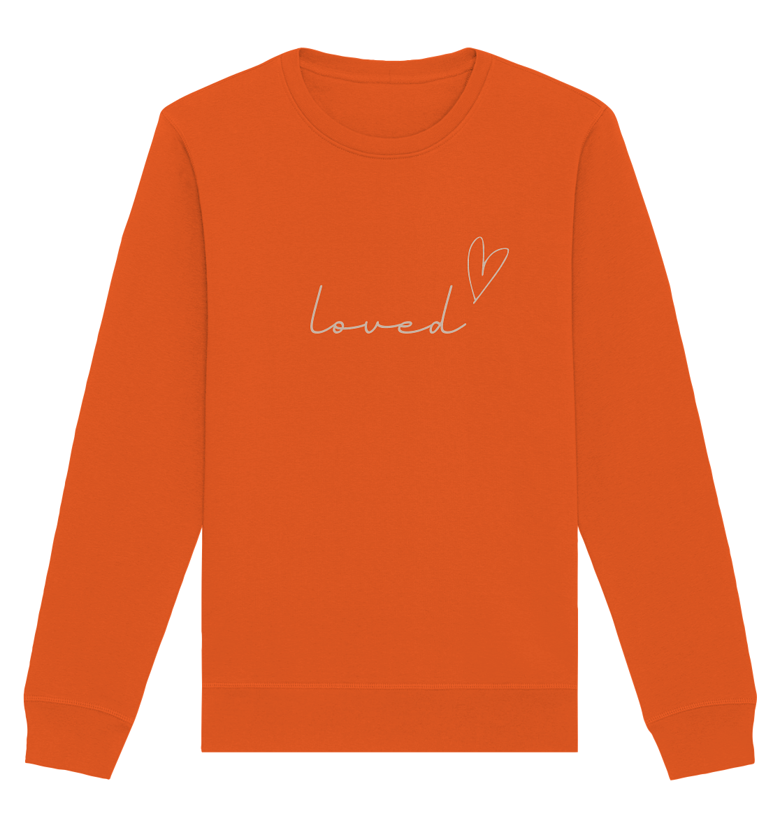 loved - Organic Basic Unisex Sweatshirt - wertvoll und geliebt