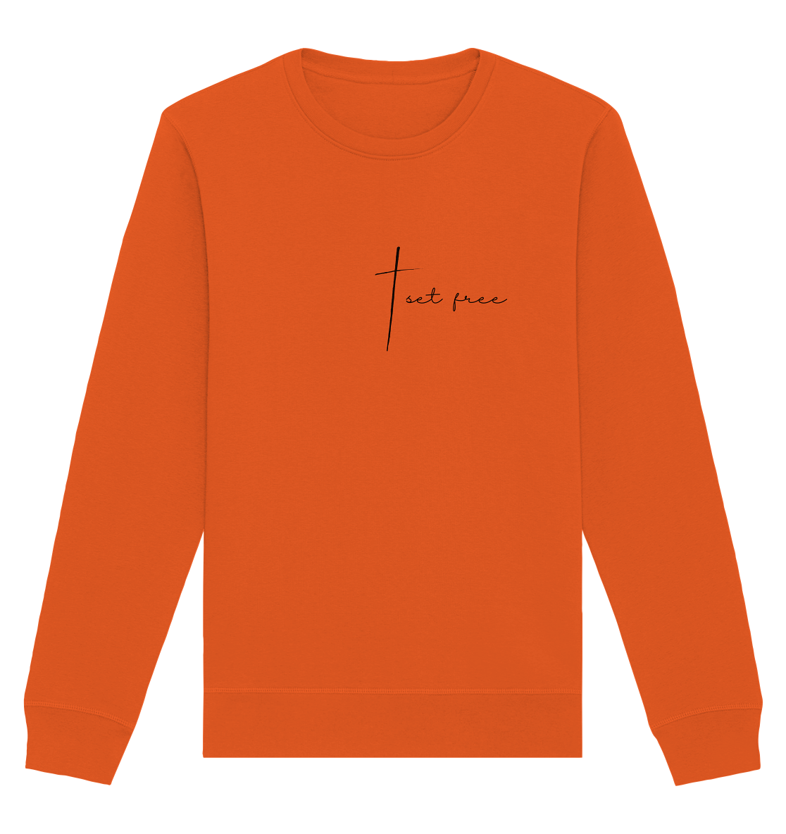 set free - Organic Basic Unisex Sweatshirt - wertvoll und geliebt