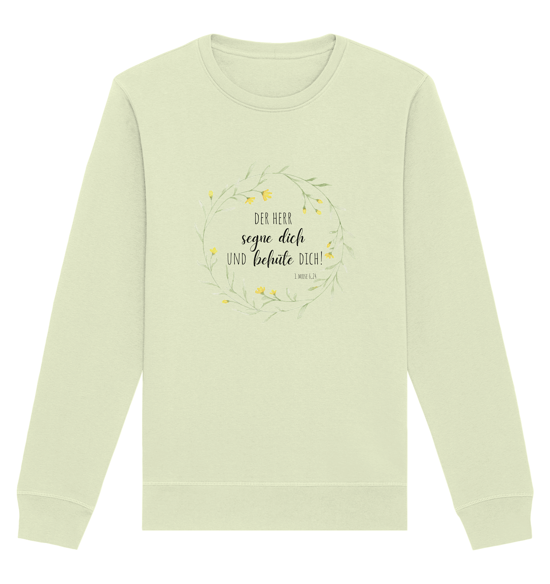 Der Herr segne Dich - Organic Basic Unisex Sweatshirt - wertvoll und geliebt