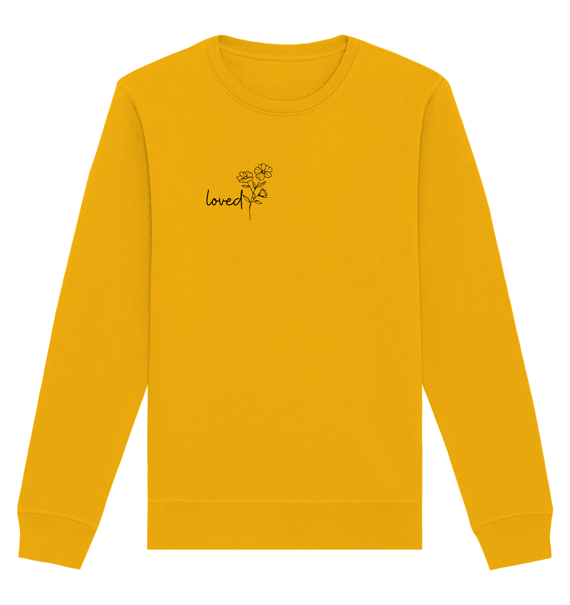 loved - Organic Basic Unisex Sweatshirt - wertvoll und geliebt