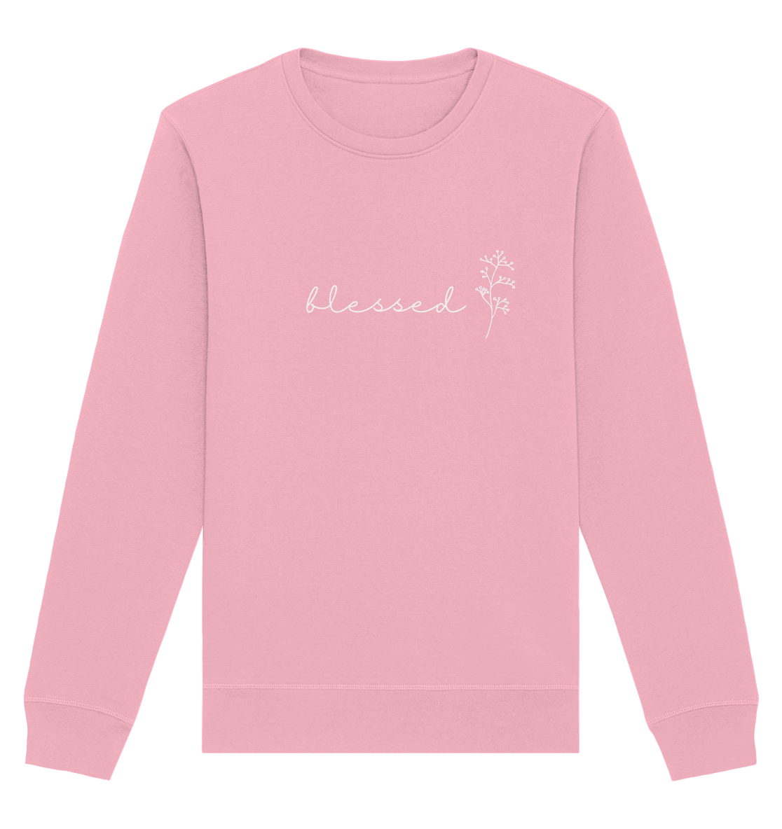 blessed - Organic Basic Unisex Sweatshirt - wertvoll und geliebt