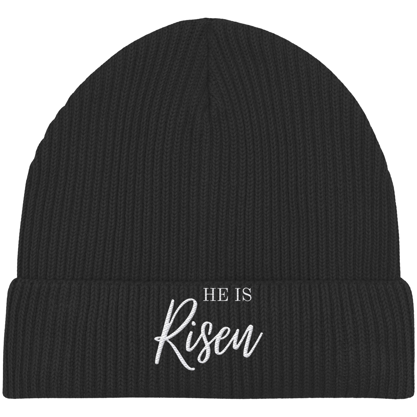 He is Risen - Organic Fisherman Beanie