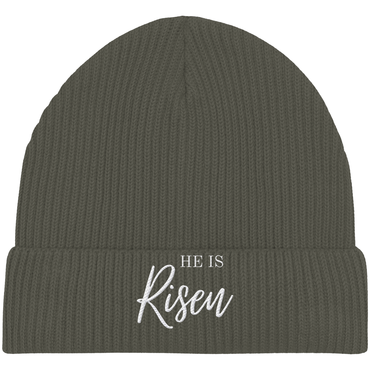 He is Risen - Organic Fisherman Beanie