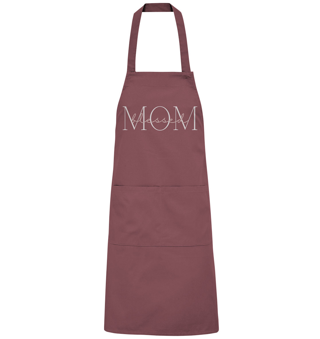 blessed mom - Organic Grillschürze - wertvoll und geliebt