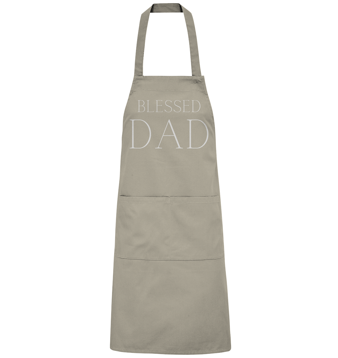 blessed dad - Organic Grillschürze - wertvoll und geliebt