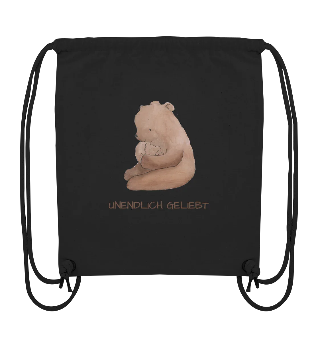 Unendlich geliebt - Organic Gym-Bag - wertvoll und geliebt