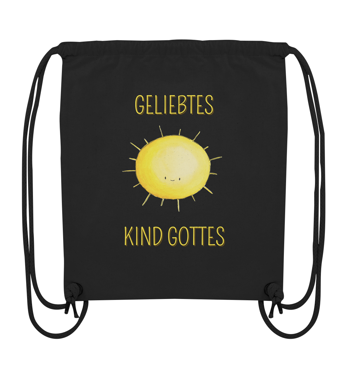 Geliebtes Kind Gottes - Organic Gym-Bag - wertvoll und geliebt