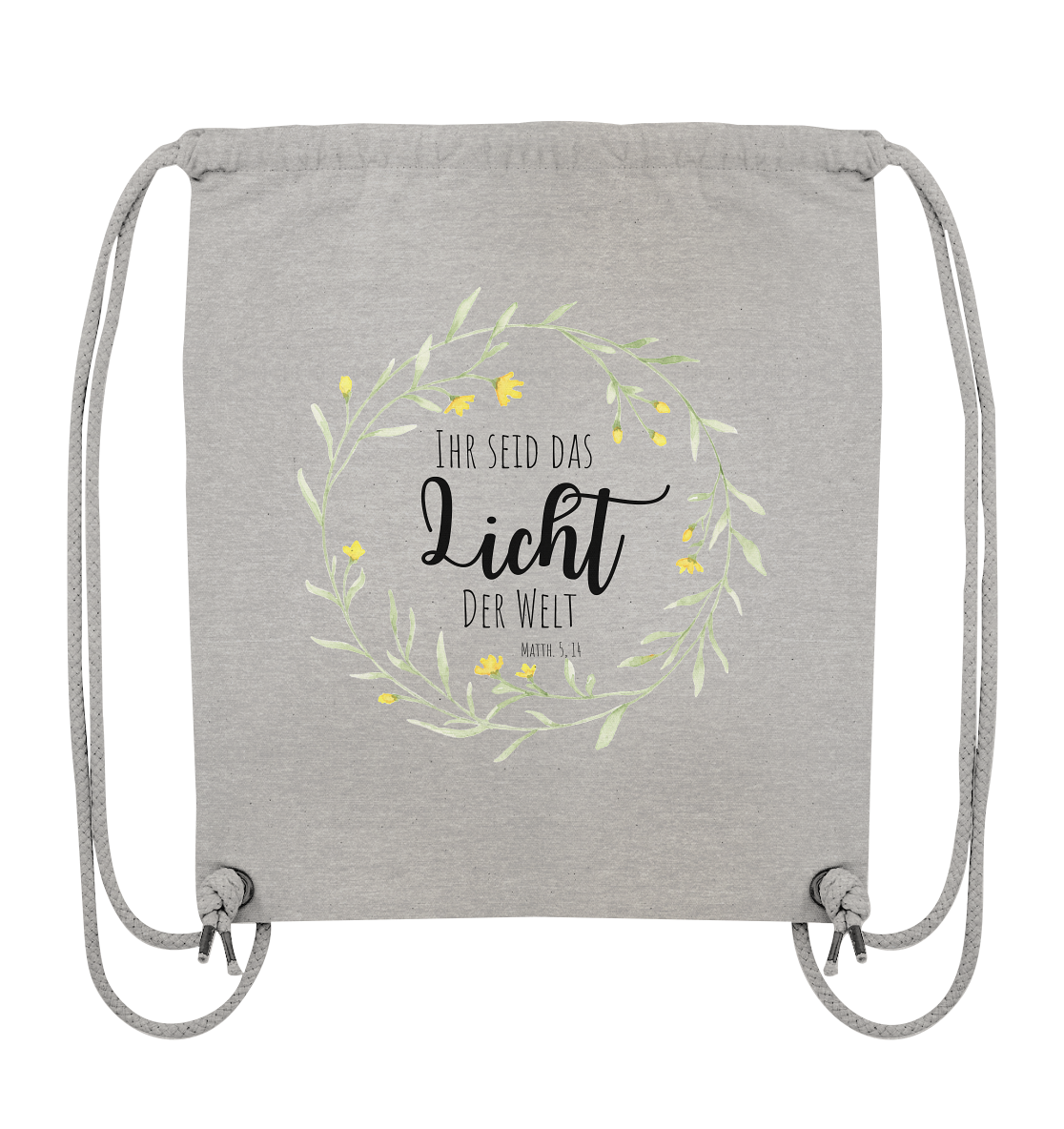 Licht der Welt - Organic Gym-Bag - wertvoll und geliebt