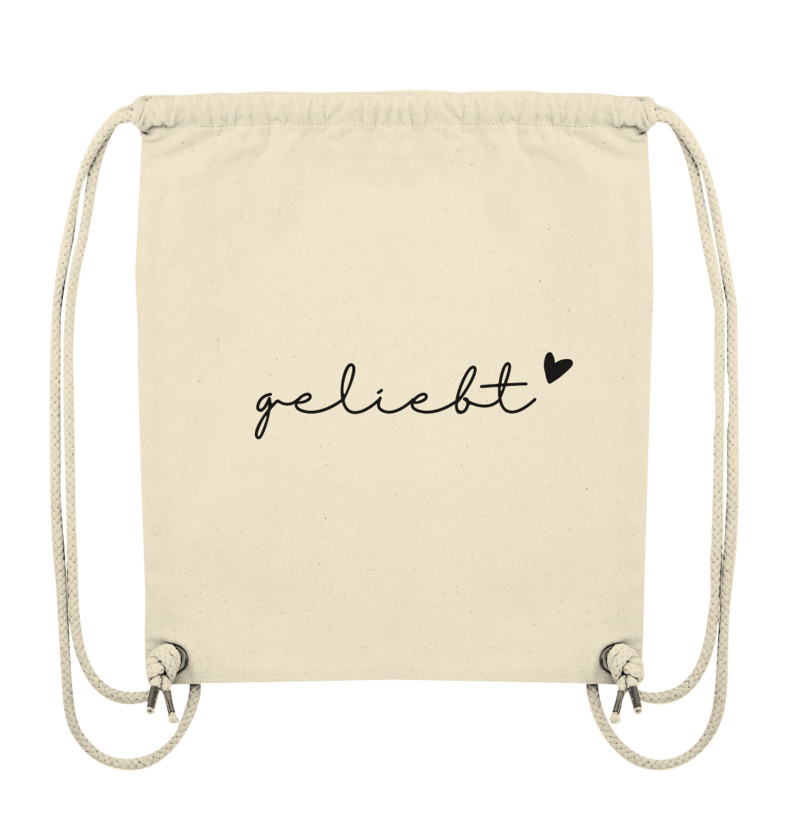 geliebt - Organic Gym-Bag - wertvoll und geliebt