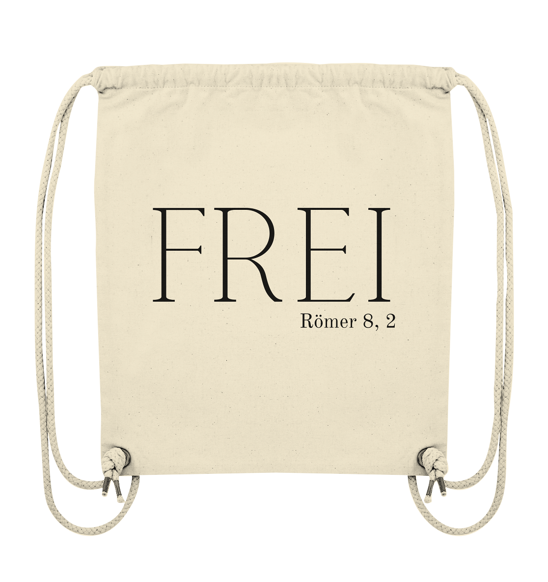 FREI - Organic Gym-Bag - wertvoll und geliebt
