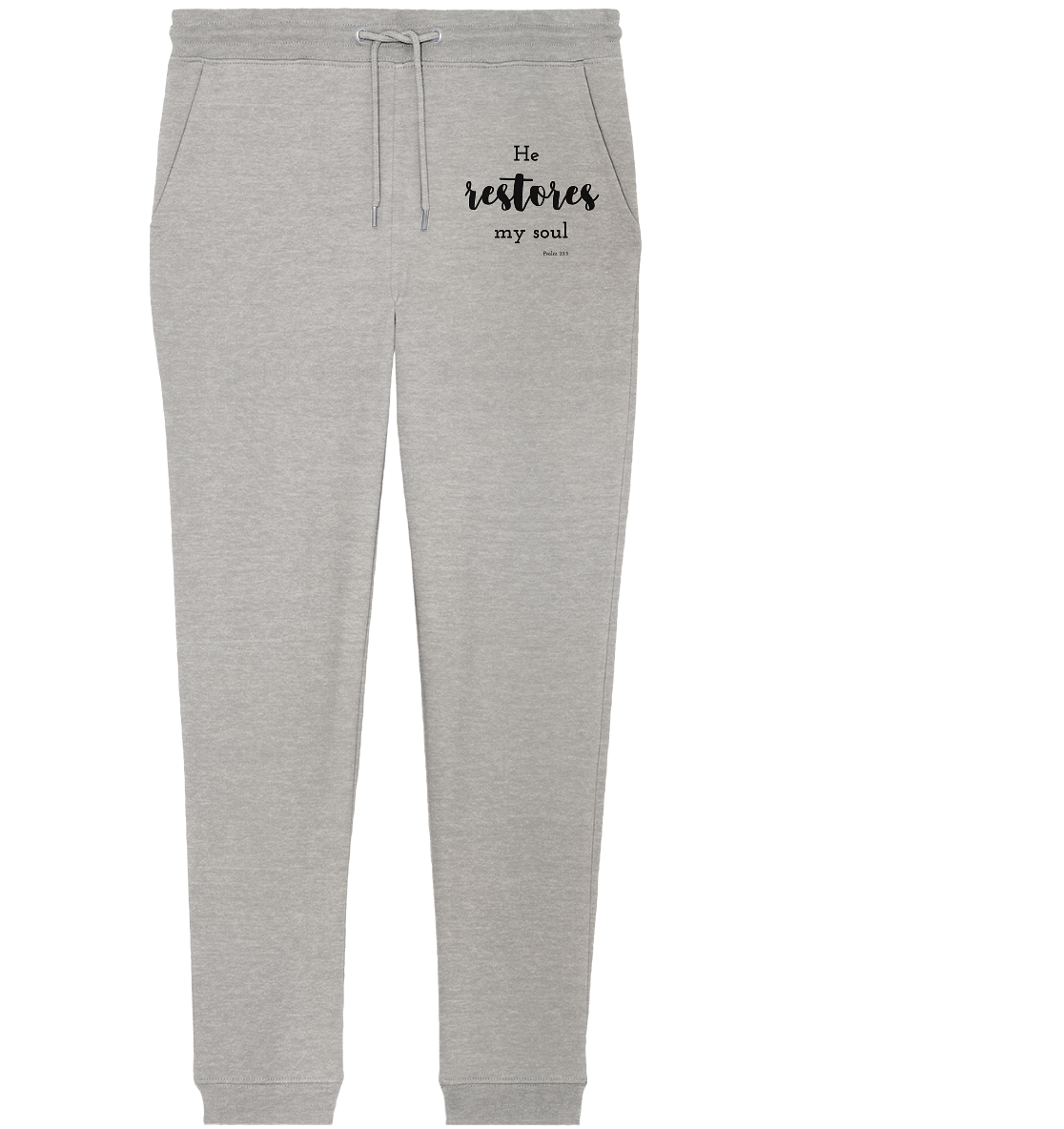 He restores my soul - Organic Jogger Pants - wertvoll und geliebt