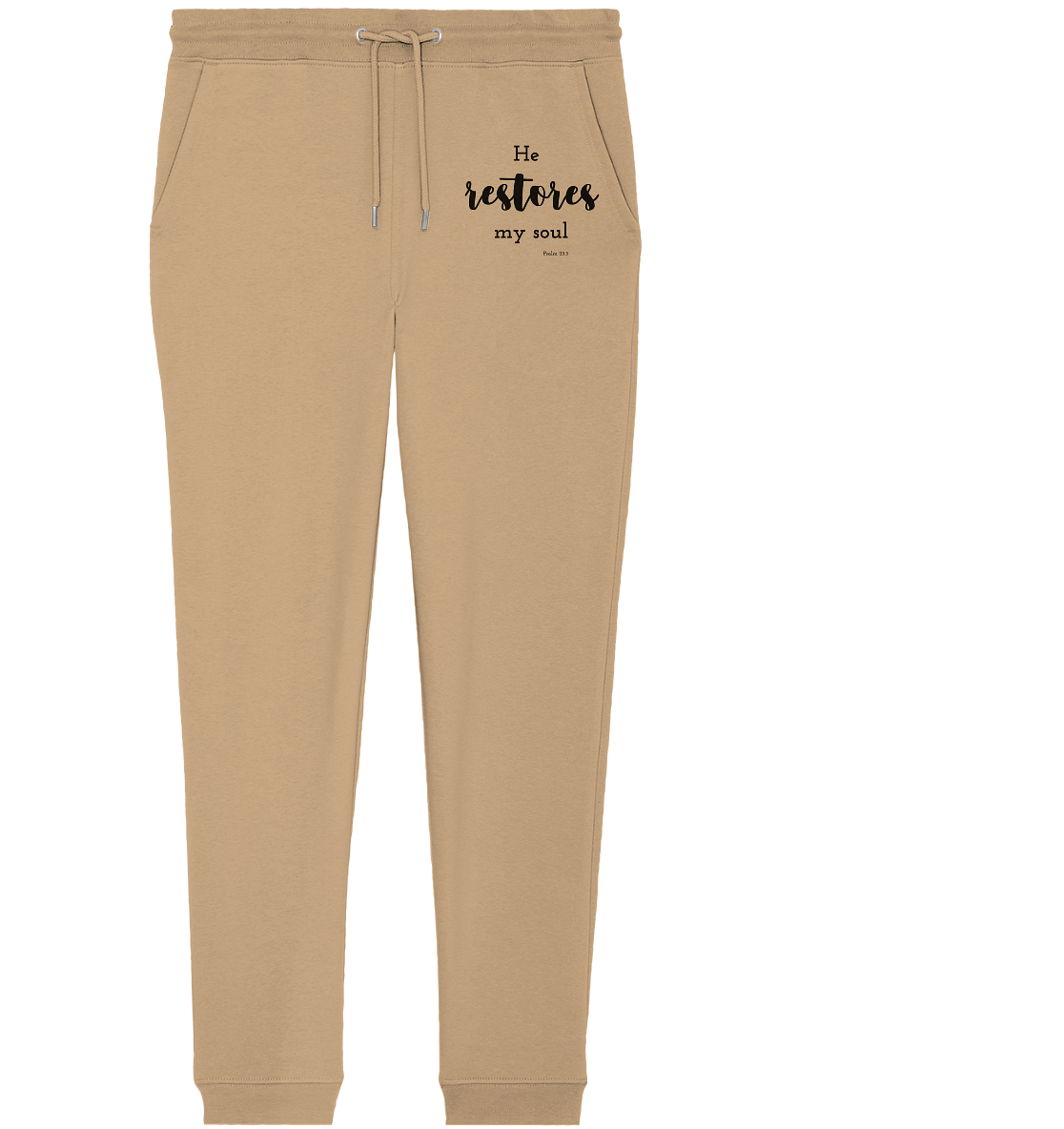 He restores my soul - Organic Jogger Pants - wertvoll und geliebt