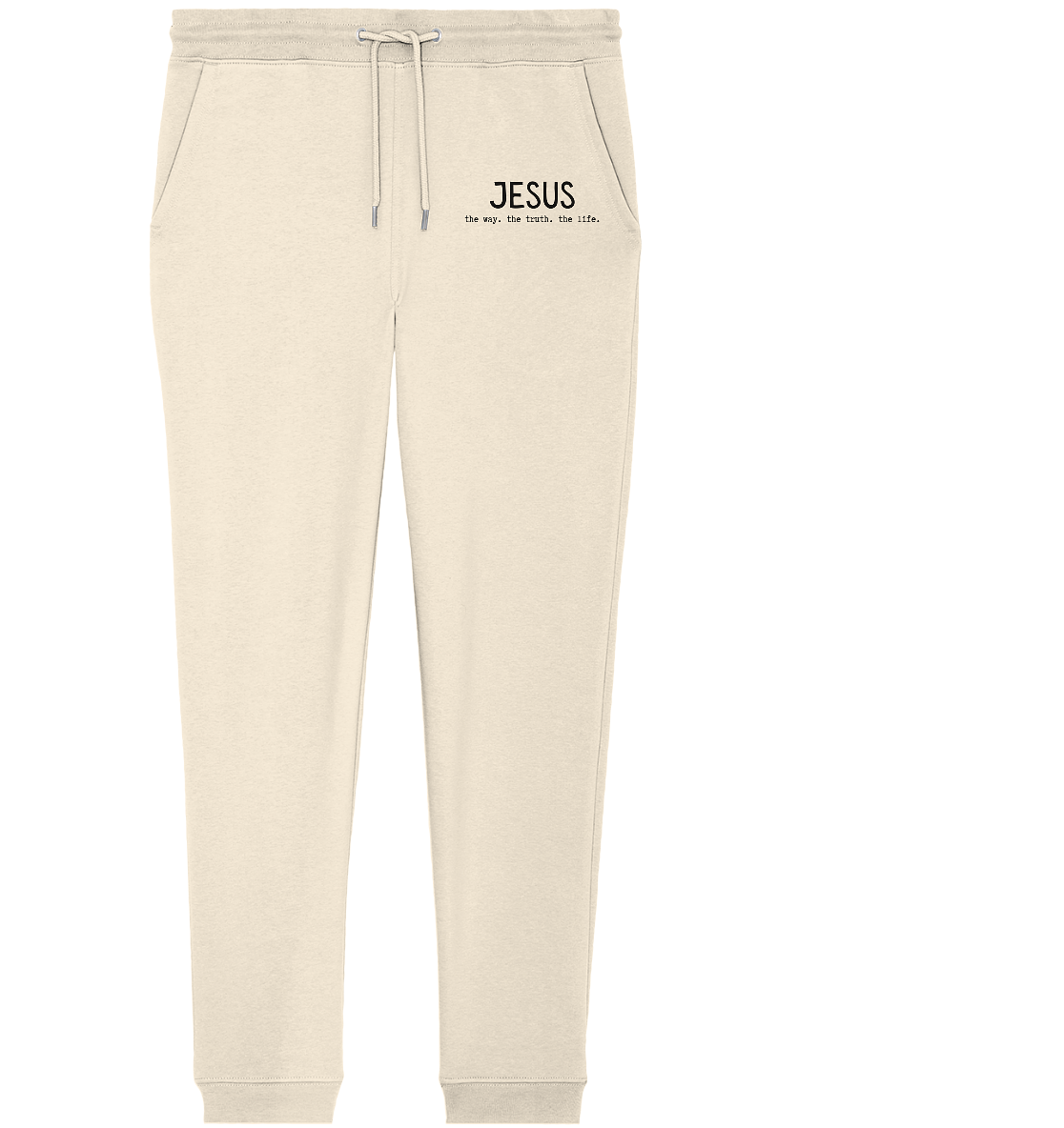 Jesus - the way. the truth. the life. - Organic Jogger Pants - wertvoll und geliebt