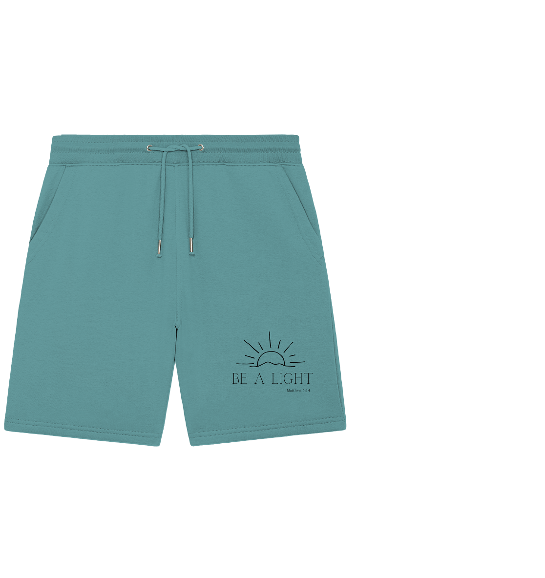Be a light - Organic Jogger Shorts - wertvoll und geliebt