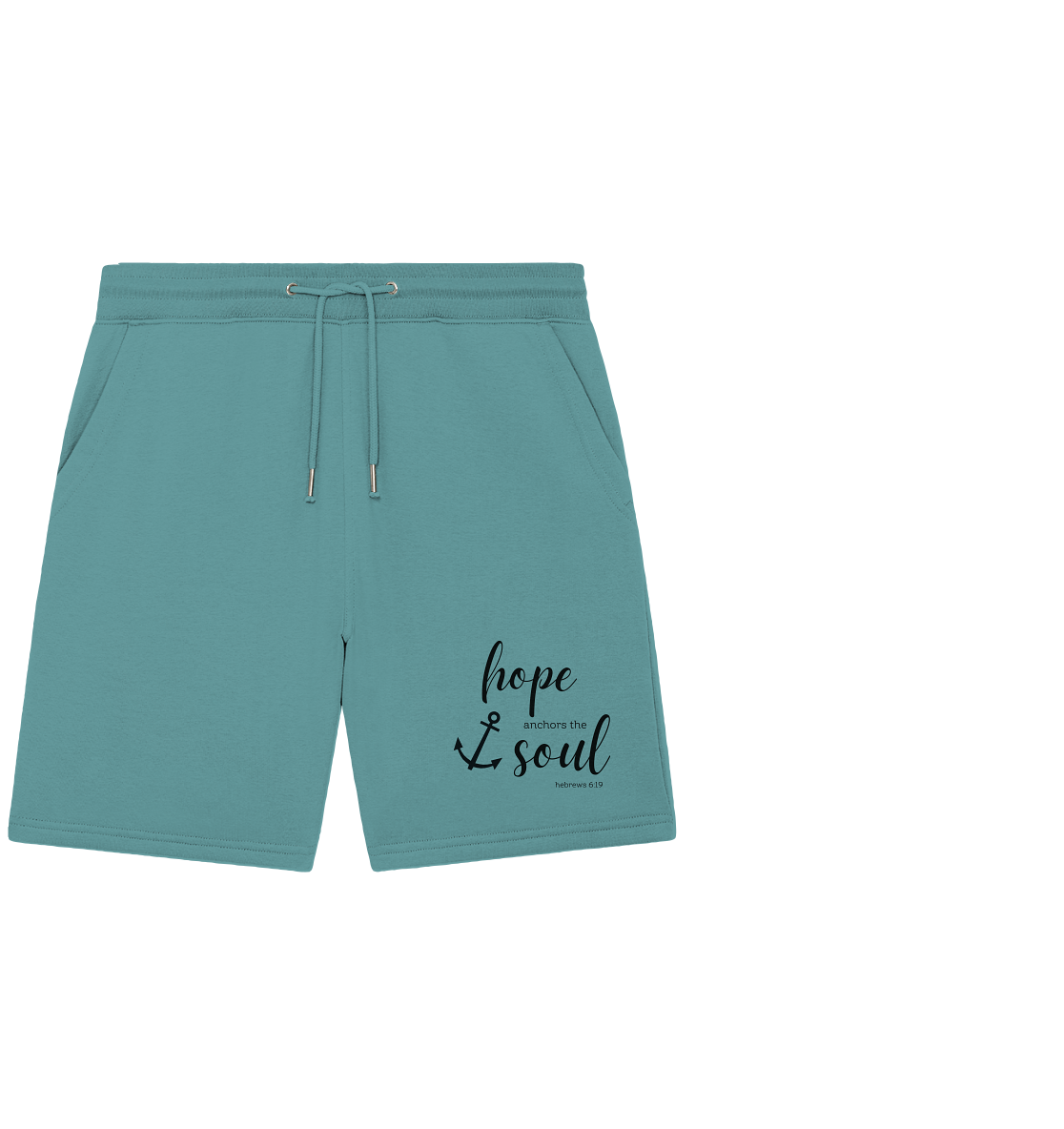 hope anchors the soul - Organic Jogger Shorts - wertvoll und geliebt