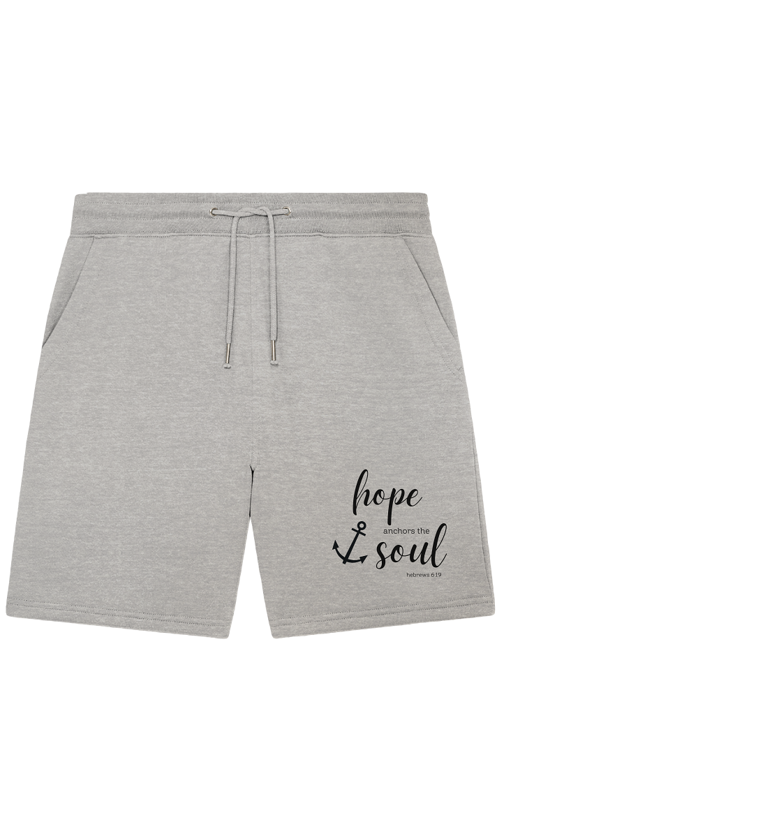 hope anchors the soul - Organic Jogger Shorts - wertvoll und geliebt