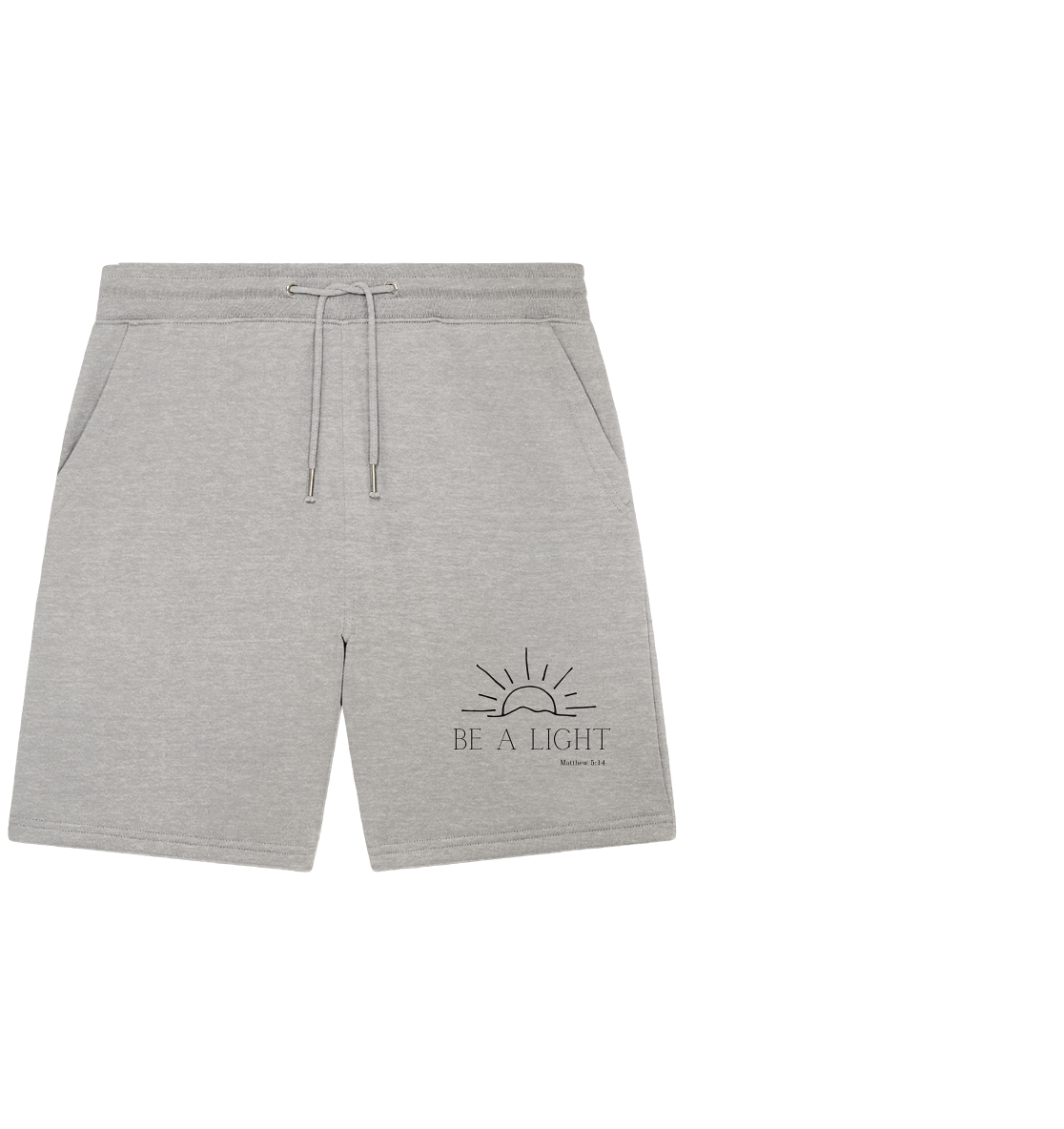 Be a light - Organic Jogger Shorts - wertvoll und geliebt